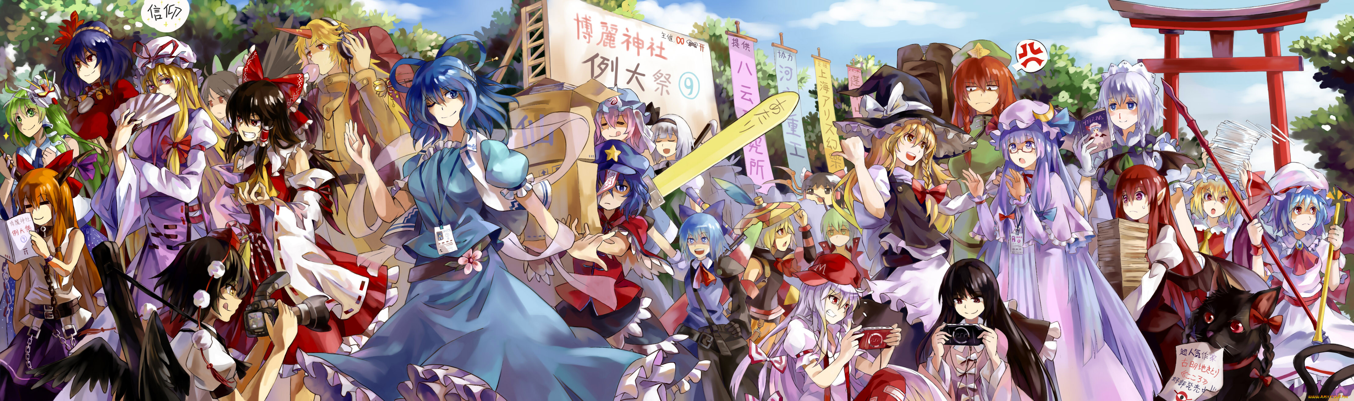 , touhou, 